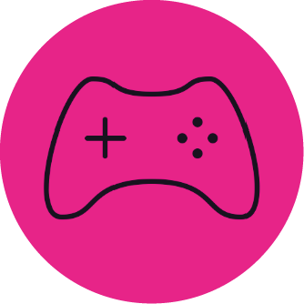 Illustration of a game controller