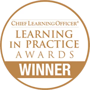 Chief Learning Officer - Learning in practice awards - WINNER